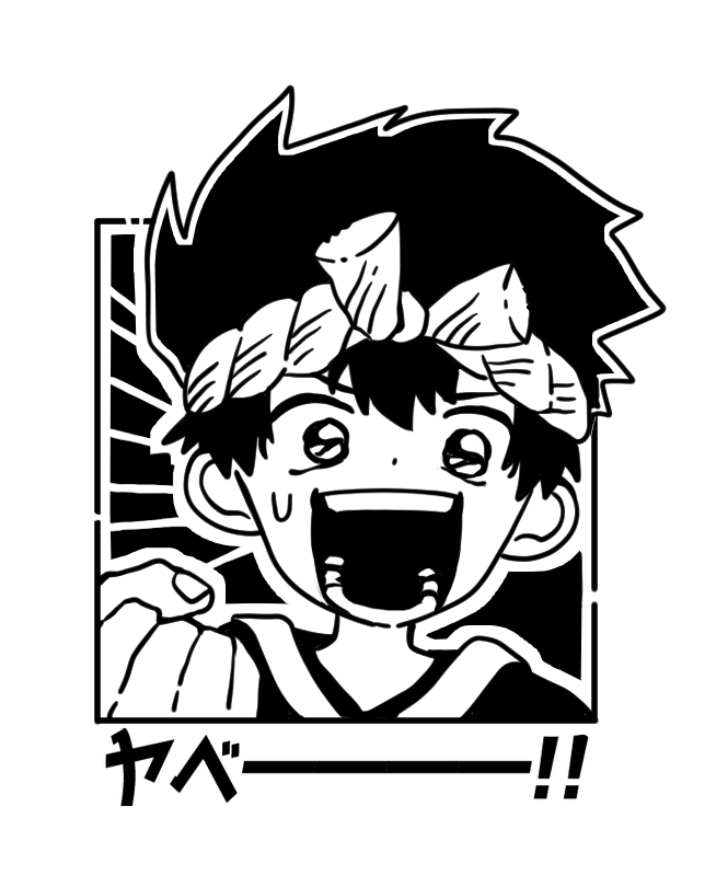 リクエストいただいたので、スタンプ原本もう一度貼っておきます!線を少し細くしたので、潰れはやや軽減されるかと 