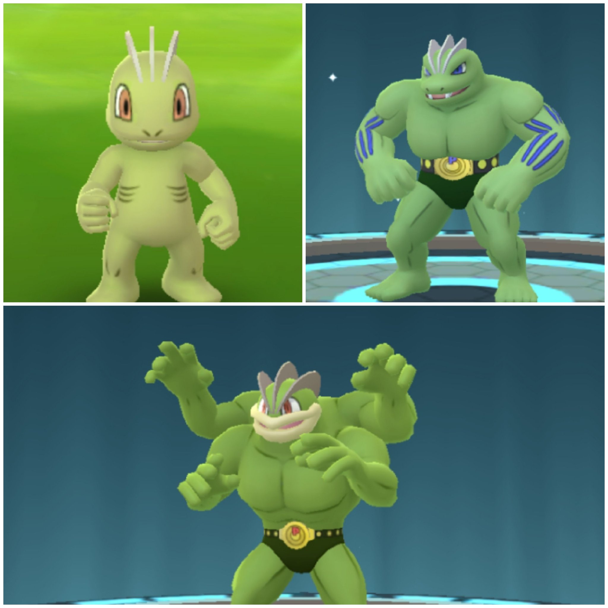 Uzivatel Amazinghisa Na Twitteru 今日のポケモンgo活動2 コミュニティ前にキラフレンドさんから色違いワンリキー 同士で交換 なかなかの良い個体で1回だけフカマルレイドに参加 ポケモンgo ワンリキー ゴーリキー カイリキー T Co Omoeb5r1fo