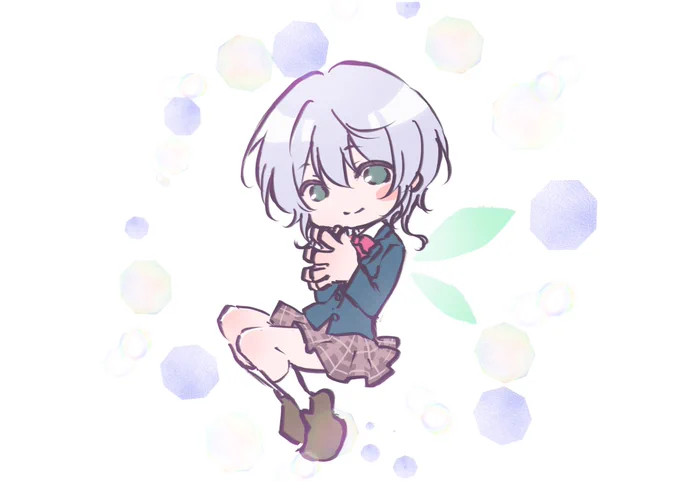 友崎くんED原画を担当しました✏️
今回のSDキャラはゲームキャラっぽくなるよう手足を大きくしたり、影をつけずシンプルなデザインにしました 
