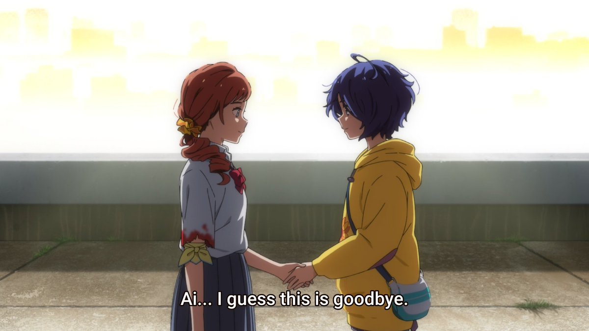 But what really made a much bigger impression to me is what came after. Not the abrupt goodbye I'm sure Ai's already used to. But the fact after everything..."Only you gets saved."