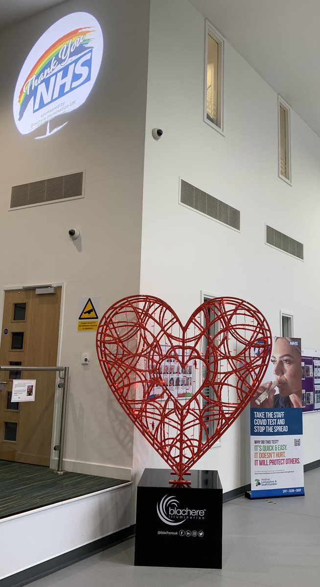 Nice addition to the Trust and brings a smile on a Saturday morning  <a href="/BlackpoolHosp/">NHS Blackpool Teaching Hospitals 💙🌈</a> thanks to all our staff for all your work and professionalism during this time  #thankyouNHS