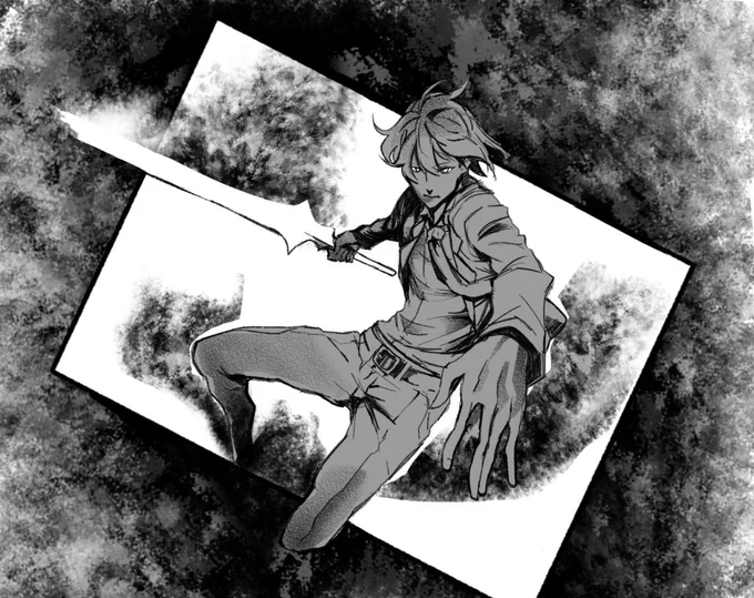 思考停止して特に何も考えずに指動かしてたら描けたやつ 