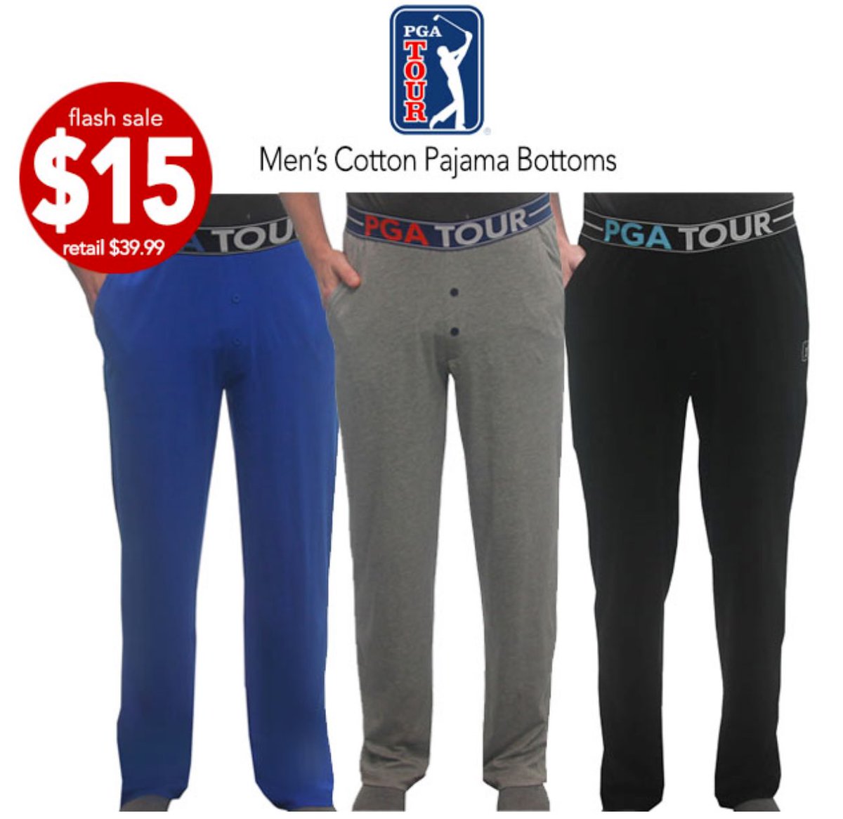 ⁦<a href="/PGATOUR/">PGA TOUR</a>⁩ - do you really need to be selling pajama bottoms? These look ridiculous. It cheapens your brand. Stop it. #PGATour #SonyOpen