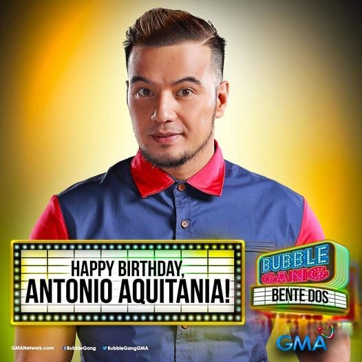 Happy Birthday to our Kapuso actor and mainstay, ANTONIO AQUITANIA! Stay safe and blessed.   