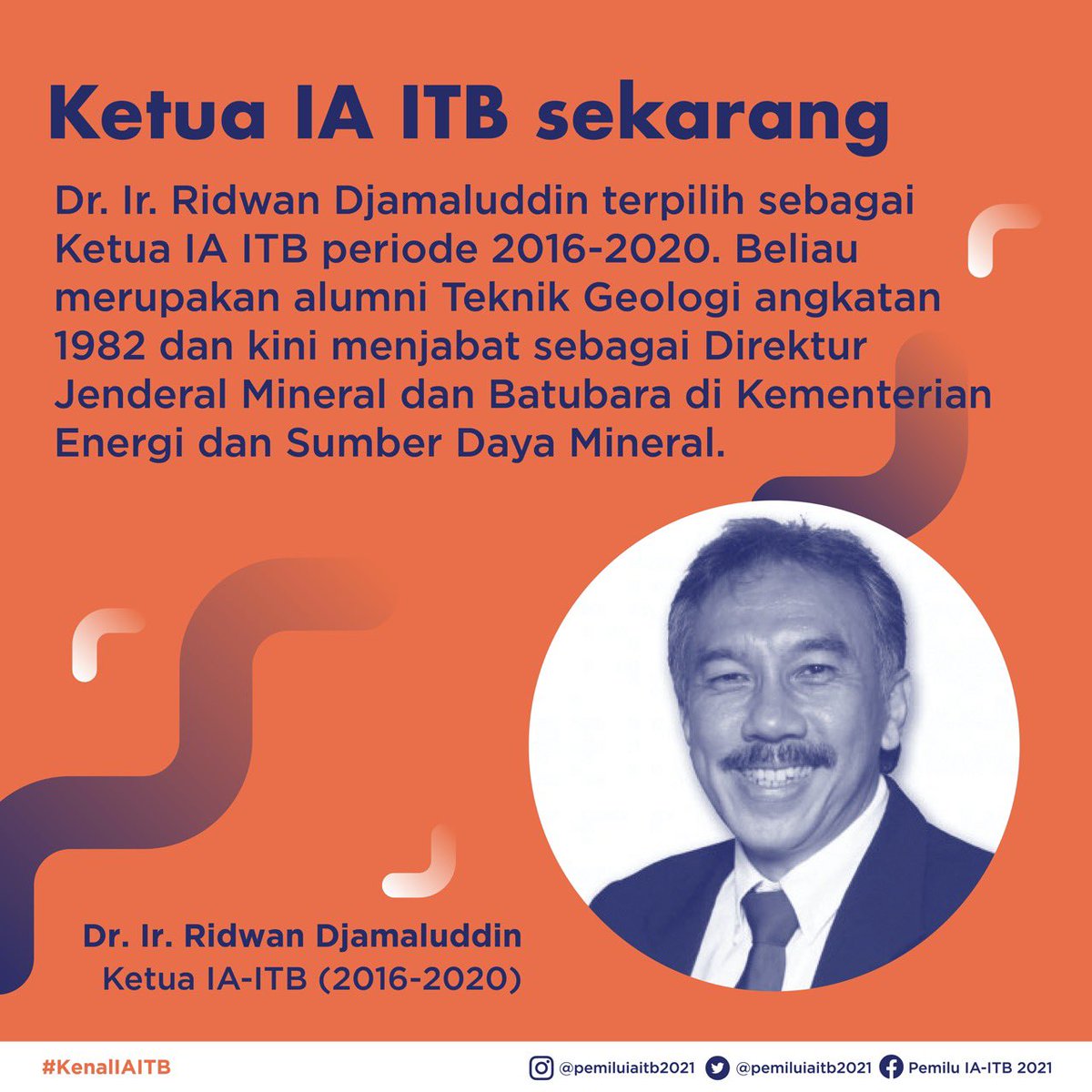 Hai Alumni!
Apakah kalian tahu siapa-siapa saja yang pernah menjabat sebagai Ketua Ikatan Alumni ITB? Orang-orang keren semuanya, loh!

Yuk, kepoin!