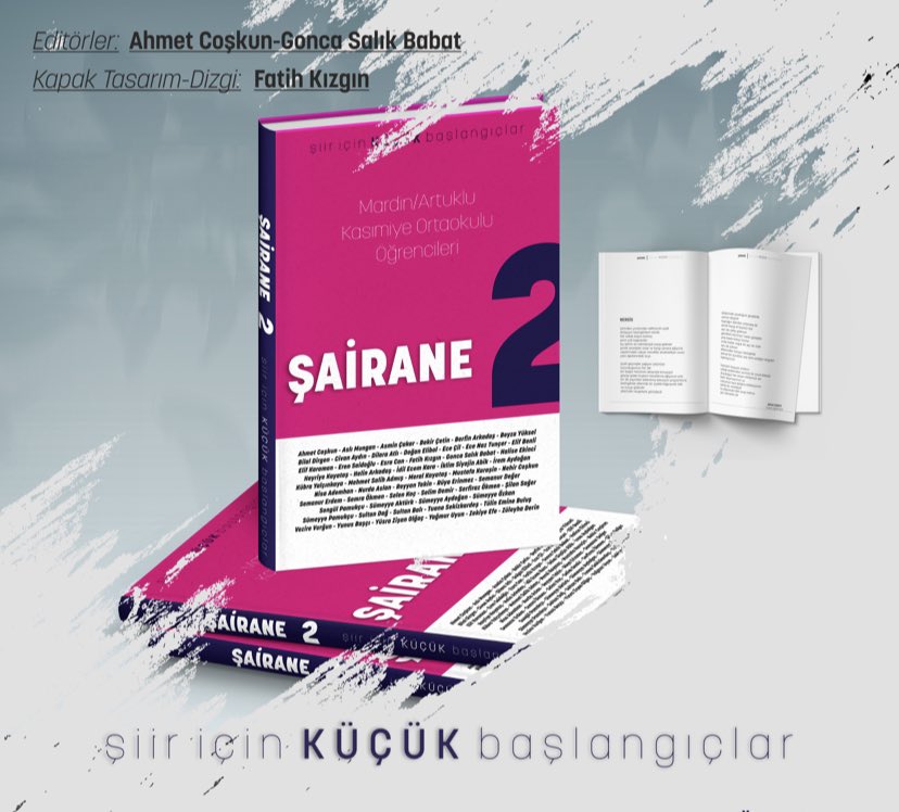 Öğrenci, öğretmen ve velilerimizin şiirlerinden oluşan şiir kitabımızın ikincisi yakında geliyor ... 📖📝 

Eğitime, çalışmaya devam
<a href="/tcmeb/">Millî Eğitim Bakanlığı</a> <a href="/ziyaselcuk/">Ziya Selçuk</a> <a href="/sehmus_sumer/">Şehmus Sumer</a> <a href="/muratdogan7735/">Murat Doğan #Düşenler Koşanlardır...</a> <a href="/mehmeteminduya1/">Mehmet Emin DUYAN</a>