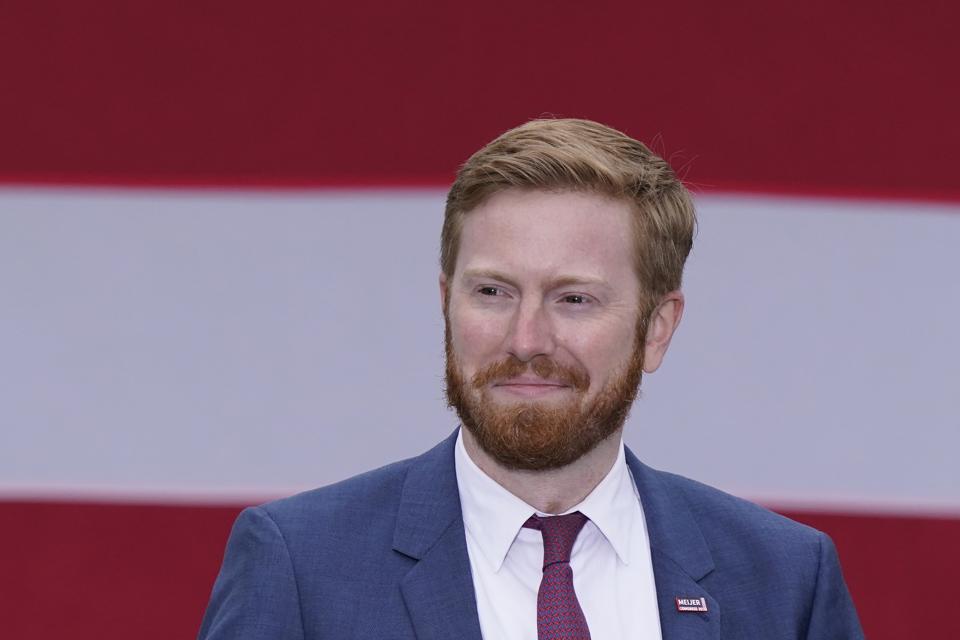 Forbes's tweet photo. Meet the Michigan congressman—and billionaire’s son—who voted to impeach Trump: https://t.co/VYFaB7zmdZ by @DenizCam https://t.co/LoIELkgZgB