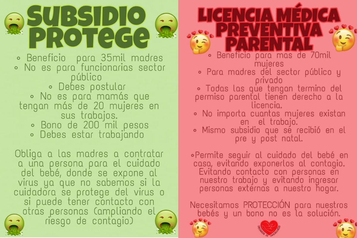CindyMoraga1's tweet photo. 🚨🚨🚨Es una burla su propuesta para tantos meses de espera!!No protege a nuestros bebés exigimos la extensión!!#90diasnosonsuficientes #ExtensionPostnatalDeEmergencia #LaprimeraInfanciaImporta https://t.co/8J5szBs2GG