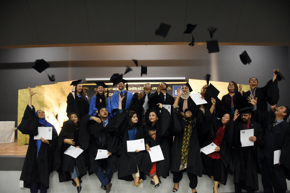 DrIngeBirnie's tweet photo. I can't believe that this is a year ago already - the graduation of the first cohort of the #StrathPakistan PGCert Educational Issues &amp; Impact course @Crescentschool1 - such a fantastic day celebrating the achievements of this great group of students! https://t.co/C05cgFqhIm