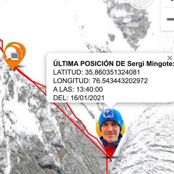 PakMountainNews's tweet photo. #K2WinterExpedition bad news 

This is to inform you with great sorrow that Spaniard climber  Sergi Mingote has died in a fatal fall. Dawa sherpa shared this news. Really High altitude climbers dance with death."

Deep condolences 💐"

#Karamoram #K2 #Accident #Spain https://t.co/Fy1PFDcnDe