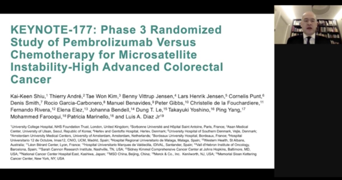 Dr Kai-keen Shui from <a href="/uclh/">UCLH</a> discusses KN-177 pembrolizumab in dMMR mCRC #crcsm #GI21 #GIonc