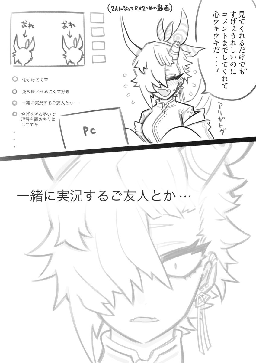 はじめてのVtuber
ゲーム実況゛編

コメントありがとう゛の巻

#新人Vtuber 