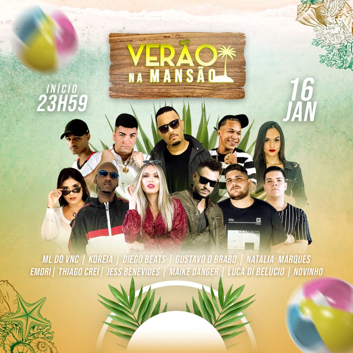 É HOJE SABADÃO!
VERÃO É NA MANSÃO 😎🔥🚀
Das 23hs59 até às 09hs

Aquela Festinha Embrazada que Vocês Gooxta No Melhor Local da CIDADE!❤️  

🙎🏻‍♂Homens &amp; 🙎🏻Mulheres 
R$: 20,00 com os nomes na Lista (Até as 01:00hs)
Nomes na Lista &amp; Informações:
9 9706-0619 9 9903-9543 
(Whatsapp)