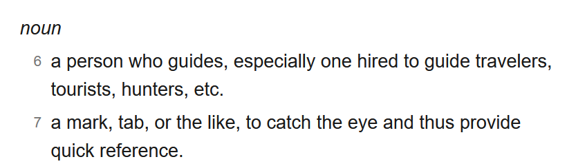 THREAD: Maps, Legends and KeysDouble meanings exist:LegendGuide