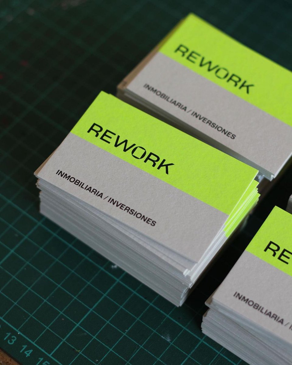 colorplanpapers's tweet photo. New cards and folders printed in fluorescent yellow and black onto Colorplan Pale Grey by Barba Silkscreen Atelier. Designed by greatlaspalmas. https://t.co/7qhLy3kVCO