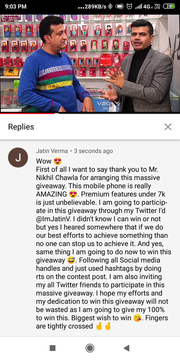 ImJatinV's tweet photo. @nikhilchawla @itel_india @TheUnbiasedBlog RT target - 1200
Woohoo!! 900 RT done ๐
Guys 300 RT more needed now ๐
We can Do it!!
RT now guys ๐
@rajni3096
@Rain_Man25
@chilled_Sup
@Pareek197
โค
@nikhilchawla
@TheUnbiasedBlog
@itel_india
#itelVisionOnePro
#TeamNikhilChawla #TeamUnbiasedBlog #VisionHaiLifeSahiHai https://t.co/Rln9eU7xep