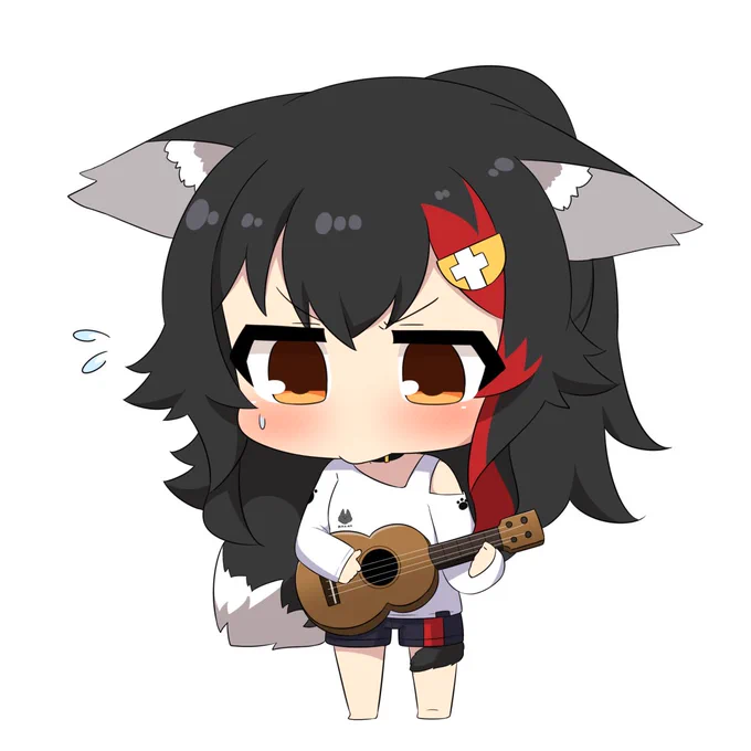 ウクレレみおーん #みおーん絵 