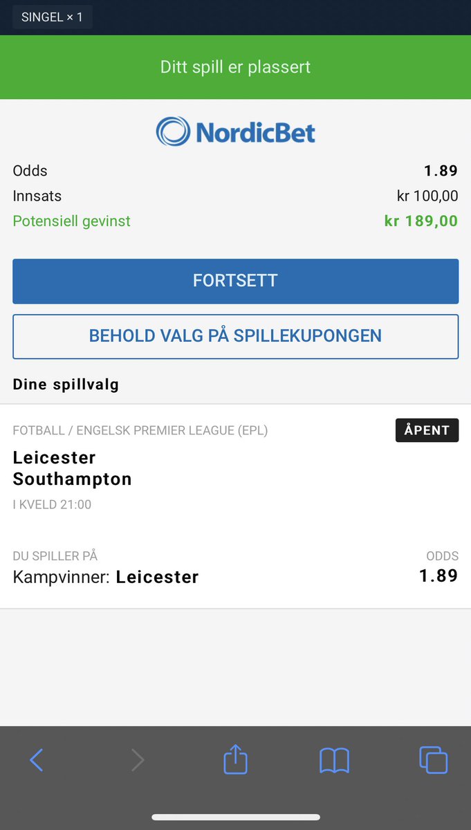 AsgerLange's tweet photo. @NordicBetNO #bobocupen https://t.co/96FLLPUUEP