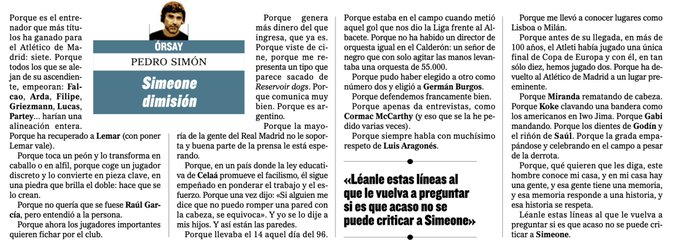 Esto sobre Simeone escrito por Pedro Simón. Una maravilla
elmundo.es/deportes/futbo…