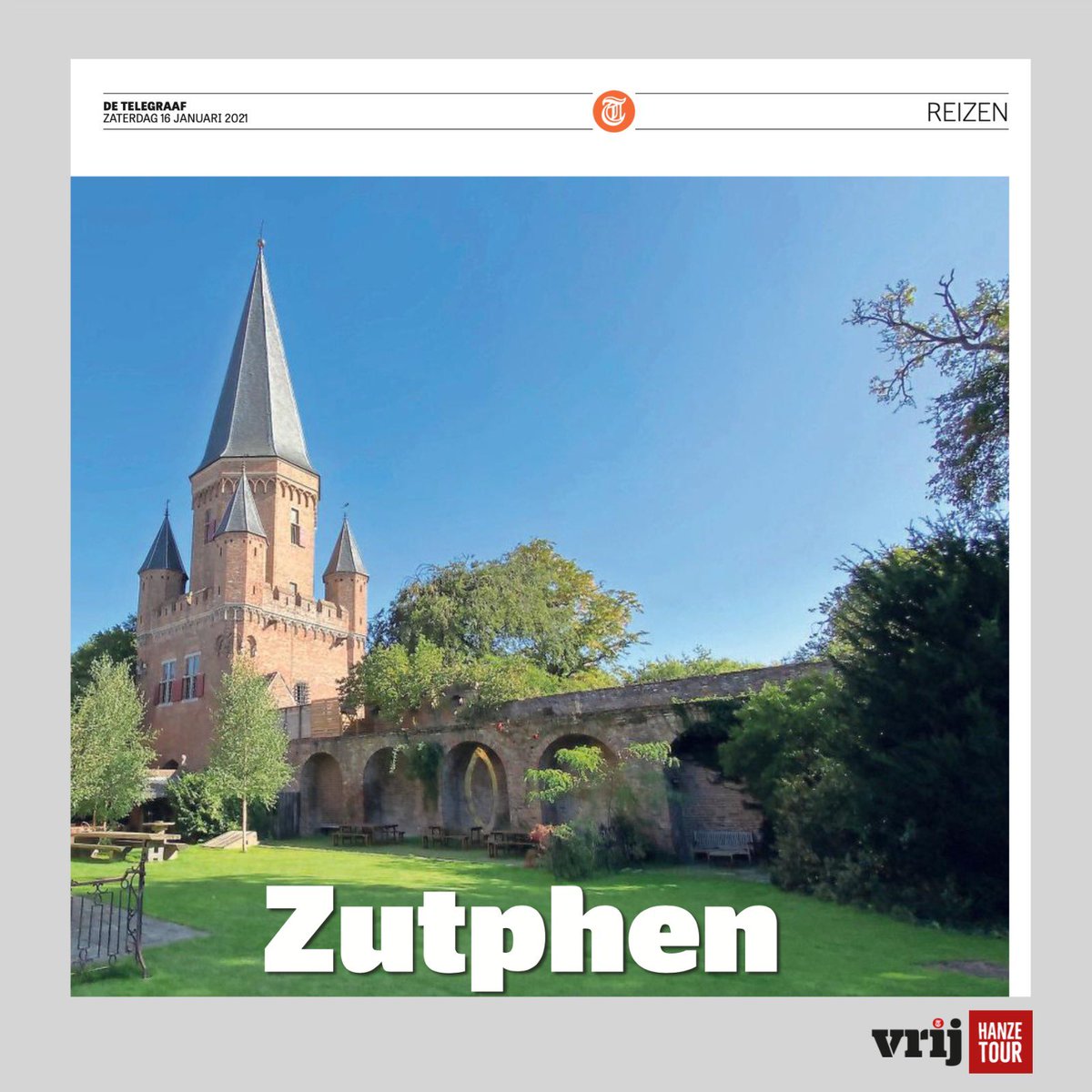 HanzeTour's tweet photo. VRIJ REIZEN van de @telegraaf bezocht @gem_Zutphen met de @HanzeTour audiotour. Het leverde een vlot geschreven reportage op over een van de oudste @Hanzesteden van @Visit_NL door @InSigt 📸 @HanzeTour @paradisefoundde & @SigridS zelf. Ook online https://t.co/Xe0Zbvgfai https://t.co/UdQuo4AtBR
