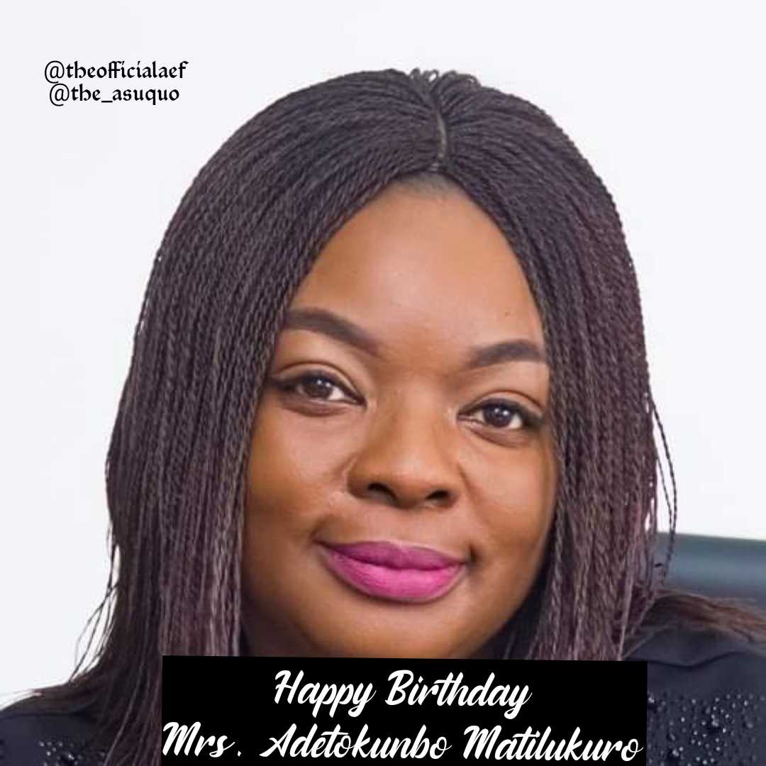 theofficialaef's tweet photo. This is wishing you a Happy Birthday full of pleasant surprises this year and the years ahead in Jesus name, amen.

Thank you for being amazing and the great work you do in the education space, and for your time and contributions at #AEF2020

Happy Birthday Mrs. Matilukuro. https://t.co/mRmpLypJTM