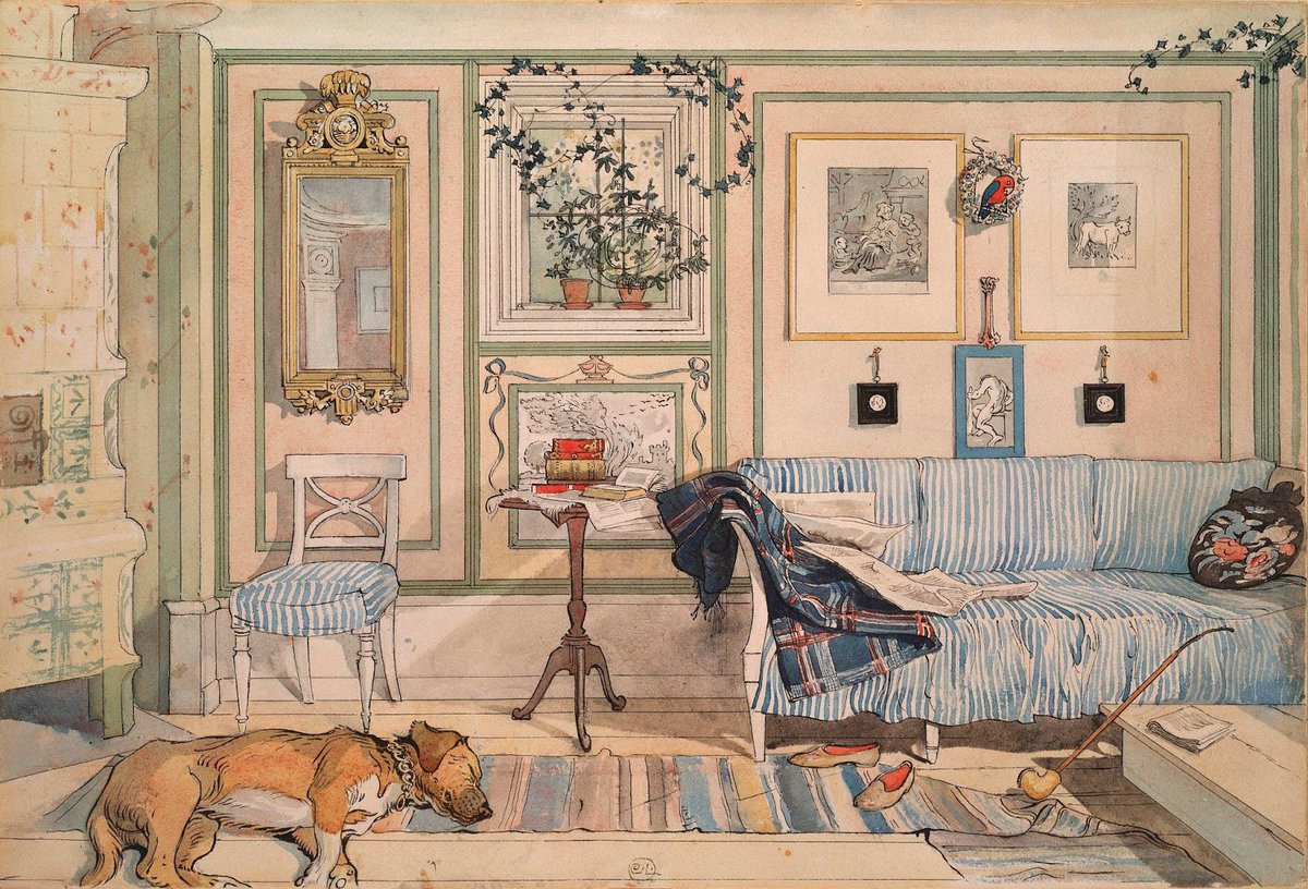 耽美なる絵画とモノ V Twitter カール ラーション 1853 1919 の作品 スウェーデンで最も愛された国民画家であり 日本美術からの 影響を色濃く受けた芸術家として知られています ハンマスホイと同様に室内画の絵が多いのですが ラーションは人々の笑顔に溢れた