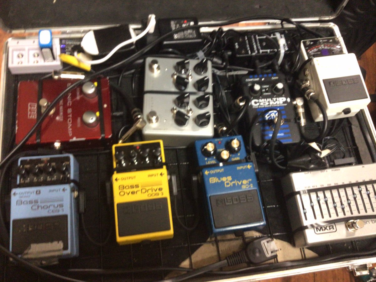 エフェクター 2025年版機材じゃけぇ｜予定調整