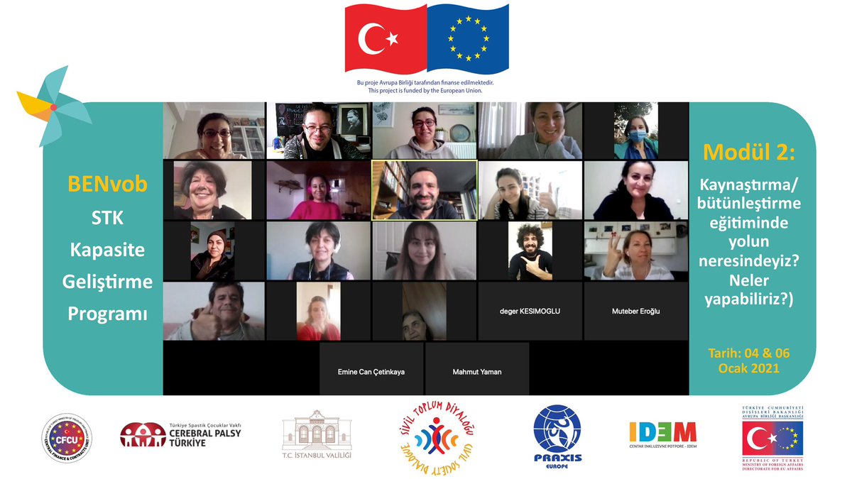 icsnatr's tweet photo. AB tarafından finanse edilen, Sivil Toplum Diyaloğu V Hibe Programı kapsamında Türkiye Spastik Çocuklar Vakfı’nın yürüttüğü ‘Ben Varsam Okulum Bütün’ Projesi’ne katılım sağladık. #BenVob #TSŞV #ICSNA https://t.co/b1bweIuKT3