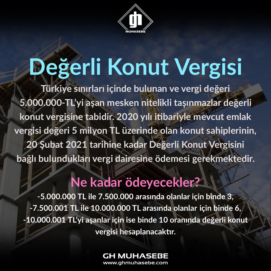 Birden fazla konutu olanlar için değerli konut vergisi ödemeleri başladı. 

#malimüşavir #smmm #muhasebe #beyanname #işveren #işletme #maliye #vergi #bursa #nilüfer #finans #para #geliridaresibaşkanlığı #gib #sgk #bursasgk #vergidairesi #ekonomi #ekonomist #karyağıyor