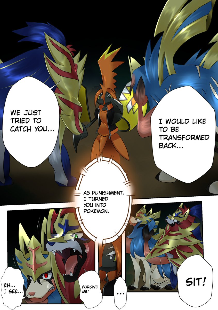 Zacian and Zamazenta by ClawKing -- Fur Affinity [dot] net