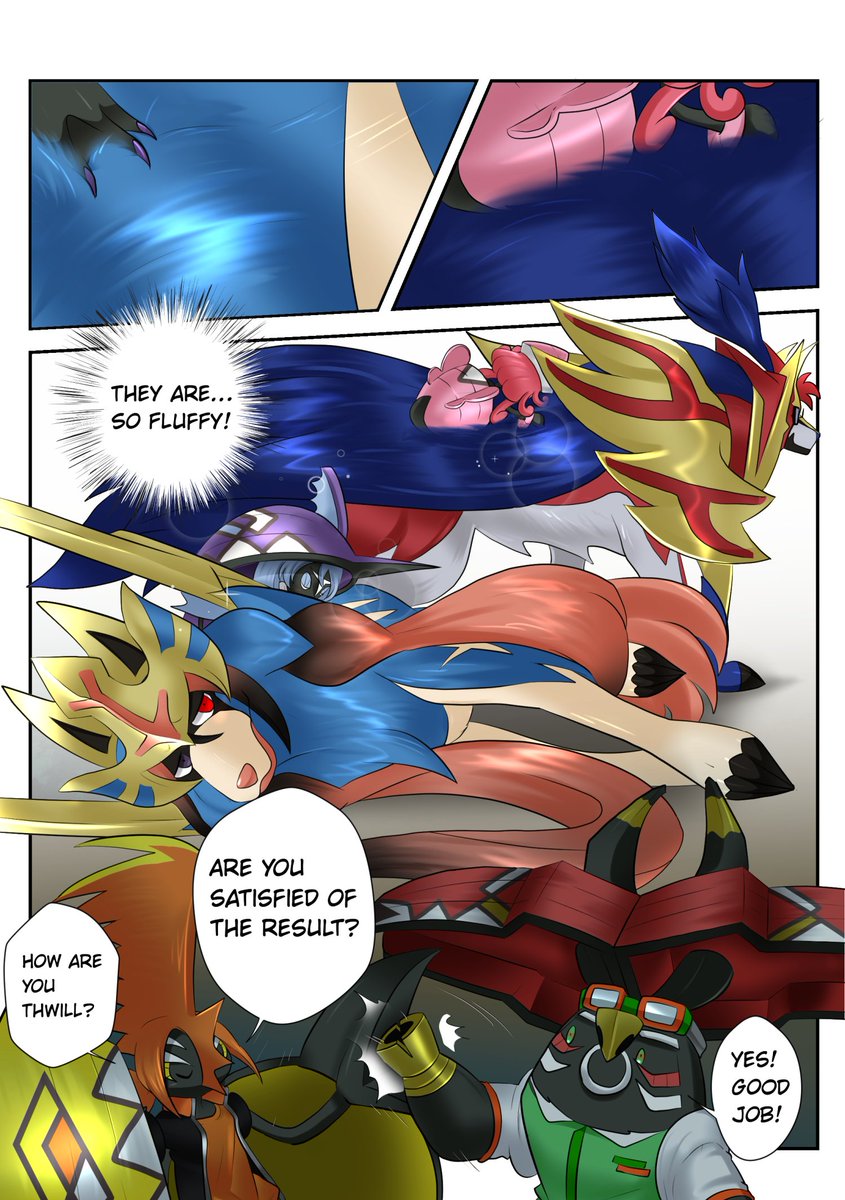 LCF comic] Zacian and Zamazenta TF 4/4 #tftuesday #pokemontf #transfur