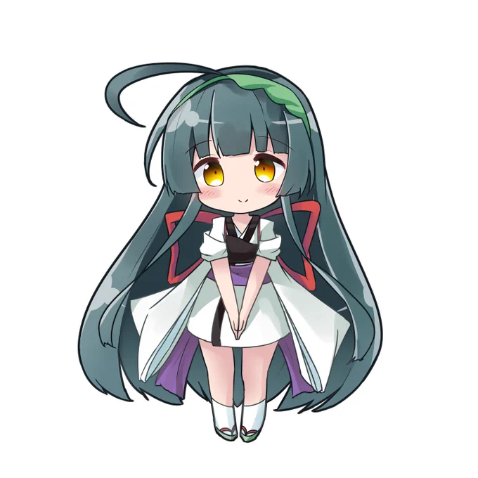 デフォルメずんちゃん描いたよヾ(,,・ω・,,)ノ" 

いつものように、(ず・ω・きょ)(東北ずん子ガイドライン準拠)としておきますので 公式のガイドライン(https://t.co/pAYedyPSgw)と同じ範囲でならご自由にどうぞ #東北ずん子 