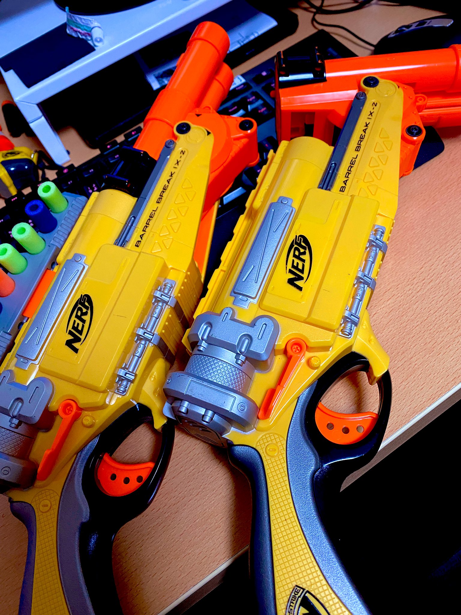 ナーフ　エヌストライク　バレルブレイク　IX-2 Amazon.co.jp: NERF ナーフ N-ストライクエリートソニック Fire