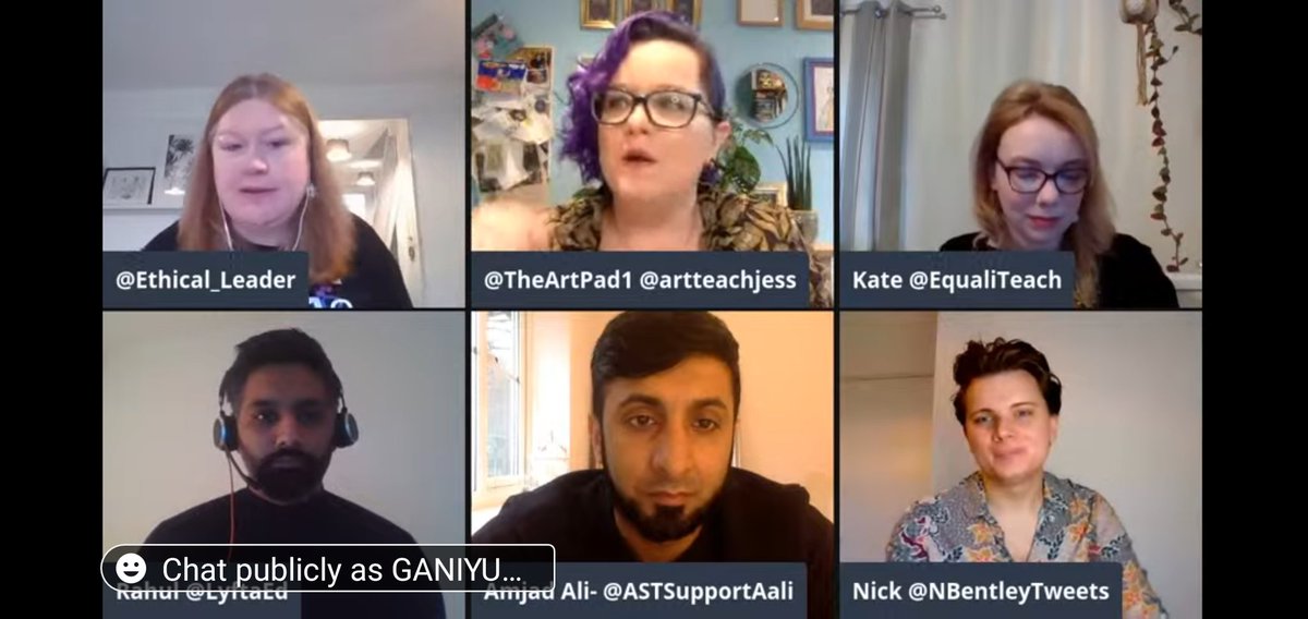 #DiverseEd !!!Listening to <a href="/ASTsupportAAli/">I am now @teachleadaali</a> on Representation and Belonging. <a href="/DiverseEd2020/">Diverse Educators #DiverseEd</a> <a href="/KamalaHarris/">Kamala Harris</a>