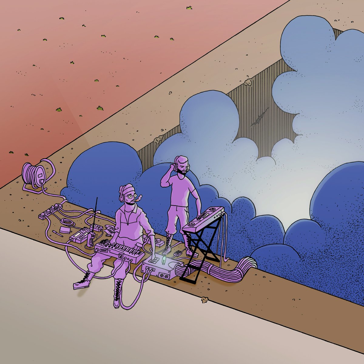 CarserPaddy's tweet image. PercBoi x MATHESON - ‘Visions’ EP out on 22nd Jan. Artwork by @AndrewRPope 

This one is special 🧙🏼‍♂️💫