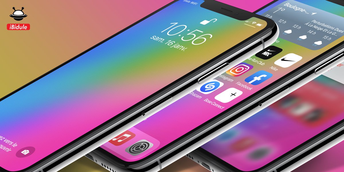 _iBidule's tweet photo. Hi people...

Setup on iPhone X today
#iOS144beta

Wallpaper by me

RT &amp; Follow for more... https://t.co/USfFbrsnnE