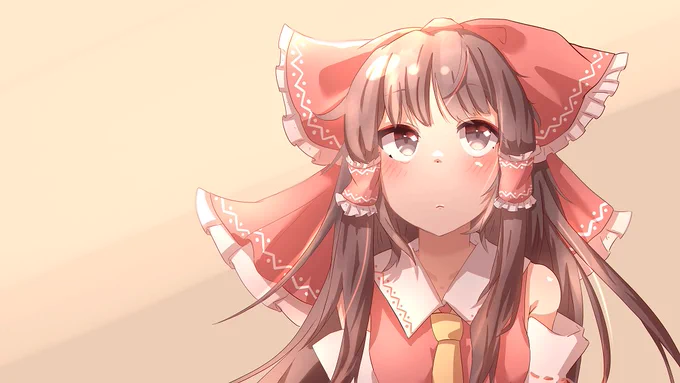 Youtubeにメイキング動画をアップロードしました!!5分くらいの短い動画ですので,お時間がありましたら見に来てくださると嬉しいです(*'ω`*)「東方 霊夢 イラストメイキング」 