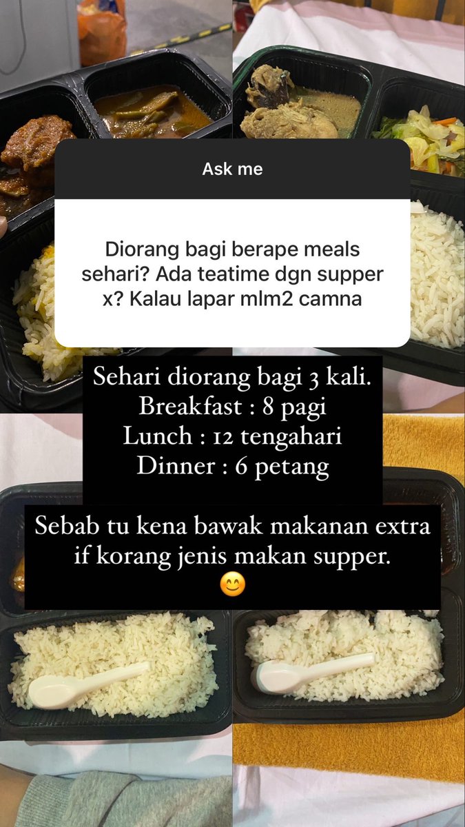 Ramai yang fikir dalam tu ade routine atau jadual yang kena ikut. Hahaha. Takde guys. Buat la ape boleh buat dalam tu.