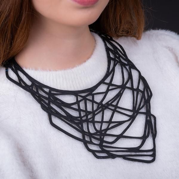 Glamourising lockdown buff.ly/2XKjQnj

#statementnecklace #econecklace #ecofashion #sustainablefashion #handmade #casualstyle #lockdownstyle #zoomcallstyle #innertubenecklace