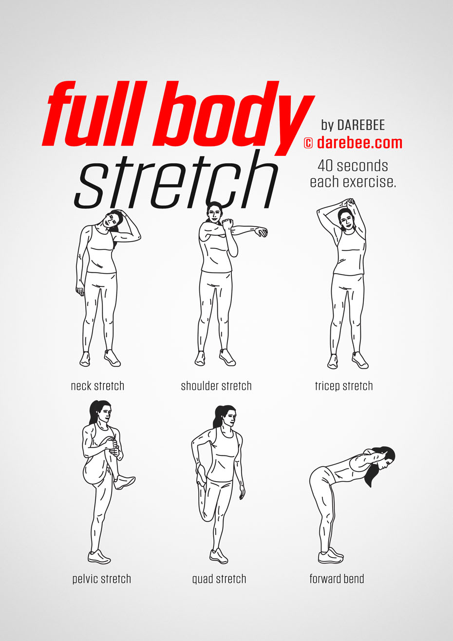 Stretching full body exercise sale