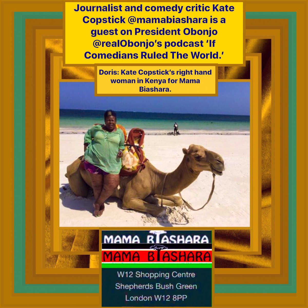 sanshui596's tweet photo. Comedy critic #Copstick #MamaBiashara vents her spleen on lockdown & the government’s handling of the pandemic
The future of #comedy & her involvement working with the poor & marginalised in #Kenya
#100daysofcode #digitalmarketing #affiliatemarketing #UK
https://t.co/pkdWUkWhol https://t.co/GXGTSv7IE2