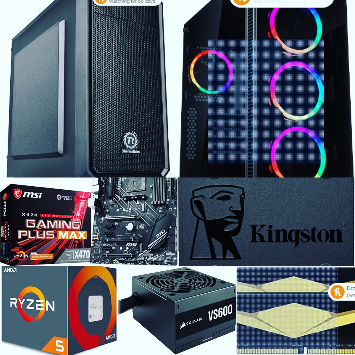callmewunderboy's tweet image. NEW RIG IDEAS, can’t decide on the case though #smallstreamer #firsttimebuilder #pcgaming #AMD @SmallStreamersC @StreamerDrop @SupportStreamz