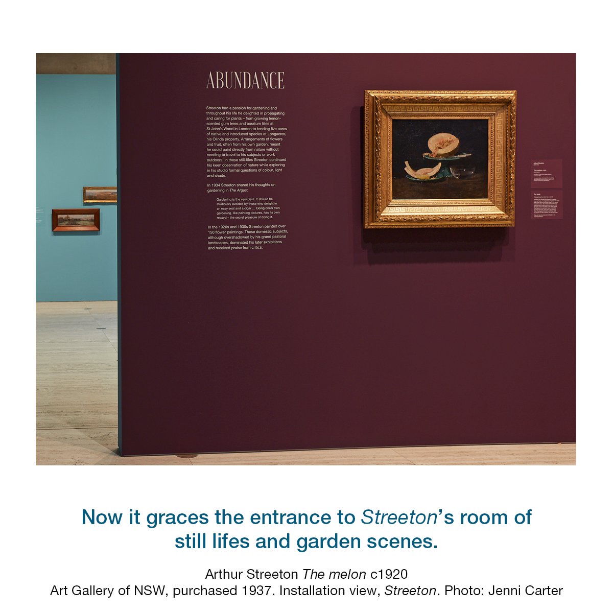 These frames – and the artworks they hold, of course! – are on display in the 'Streeton' exhibition until 14 February 2021, exclusive to  #Sydney. Tickets and information can be found on our website:  https://bit.ly/329kqO1&nbsp; #AGNSWConservation  #ArtConservation  #FrameConservation