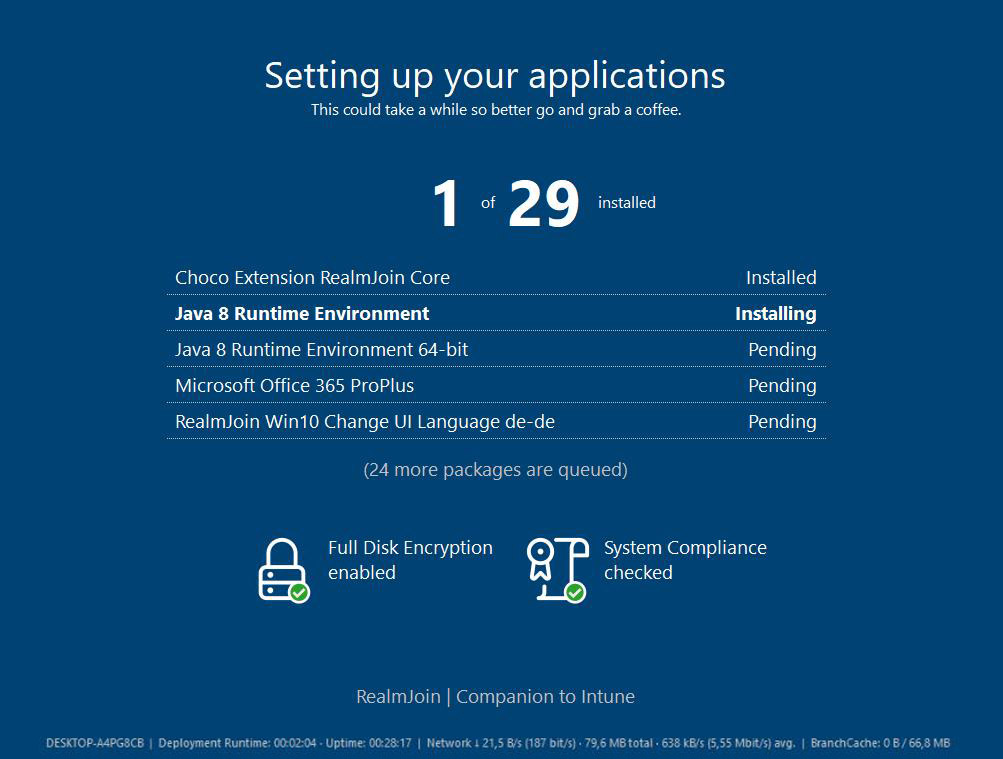 realmjoin's tweet photo. #changelog RealmJoin v4.17.3 Beta on Friday, January 15th

* Deployment screen: Adds network statistics
* Notifications: supports for hyperlinks, disable click through, disable transparency and timestamp
* LAPS: supports EFF wordlist for passwords
* more

https://t.co/oNkVibSFcZ https://t.co/0rMfMTK17q