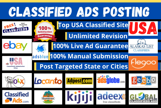 seo_shimu99's tweet photo. Are you need a #classifiedadposting service?
I will promote your business, product to your targeted state or city. 
#classified_posting #facebookadscampaign #love #apple #marketing #business #socialmedia #amazon #usa #product #deals #music #video #SEO https://t.co/CkiB8Qaqoh https://t.co/CSUzUj8nkk