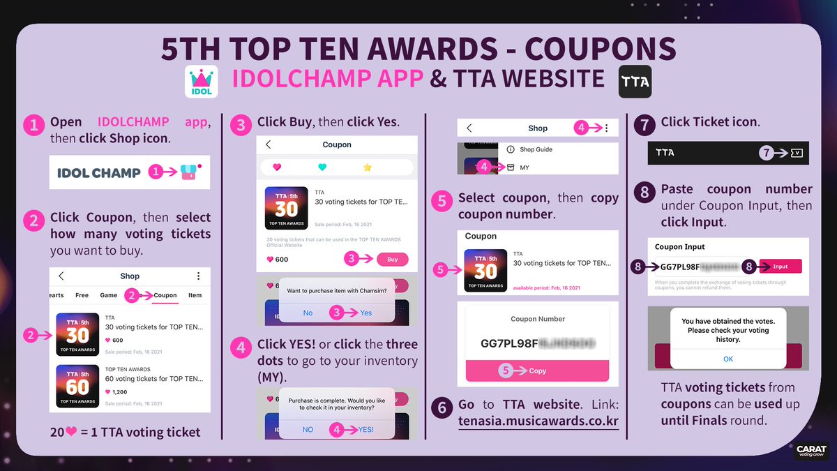 caratvotingcrew's tweet photo. 🗳 | 5TH TOP TEN AWARDS 

PRELIMS
🗓12 - 25 Jan 

As of 16 Jan, 7:49pm KST
📍🇯🇵- 1st

Vote for #SEVENTEEN
30 votes/ day
4 free 🎟/day
3 ads = 1 🎟

Priority: JAPAN
Vote with multiple accounts
🔗https://t.co/yPrbEy3DtY

@pledis_17  #세븐틴 https://t.co/4QWFAU1wSg