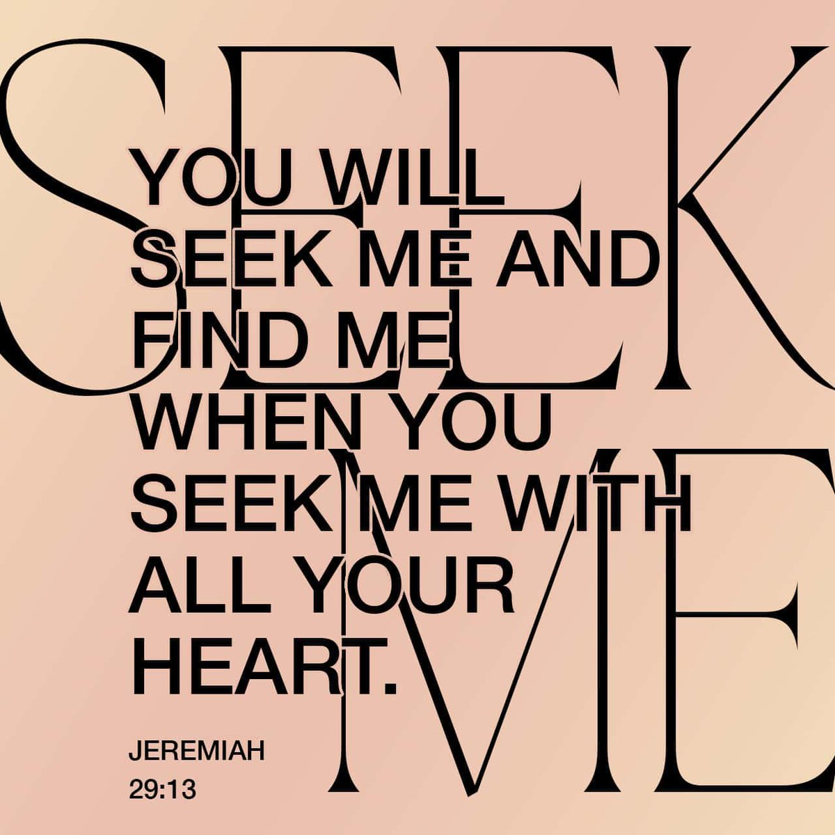ikeolupo's tweet photo. And you will seek Me and find Me, when you search for Me with all your heart.
Jeremiah 29:13 NKJV

https://t.co/i0zuucpyW6 https://t.co/c5m3ghnDkN