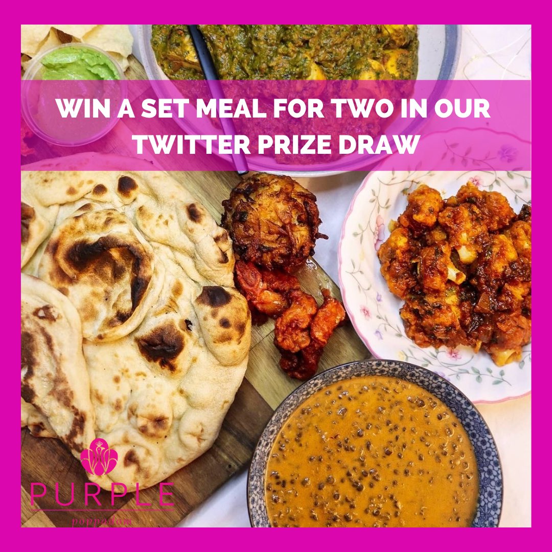 Prize draw! To celebrate our new Winter Set Meals for 2 people, here’s your chance to win a Veg or Non-Veg set meal delivered to you. Simply follow and re-tweet this to enter. #wintersetmealdraw ends 21 Jan 12 noon. Usual T&amp;Cs takeaway.Poppadom.com #competition #curry #cardiff