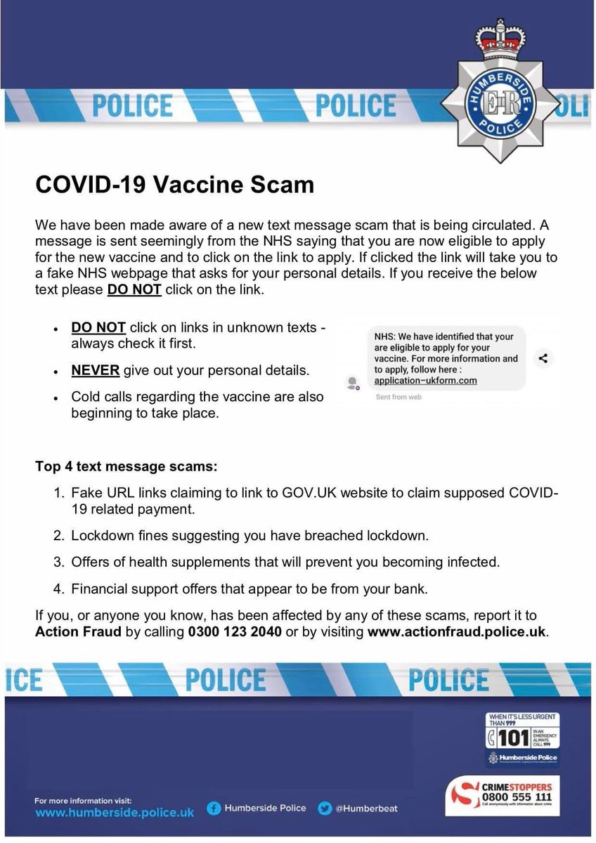 PCSODarrenB's tweet photo. RT, print off - give to others, tell others

Awareness, Protect our community @actionfrauduk https://t.co/fhfUvqWlHf