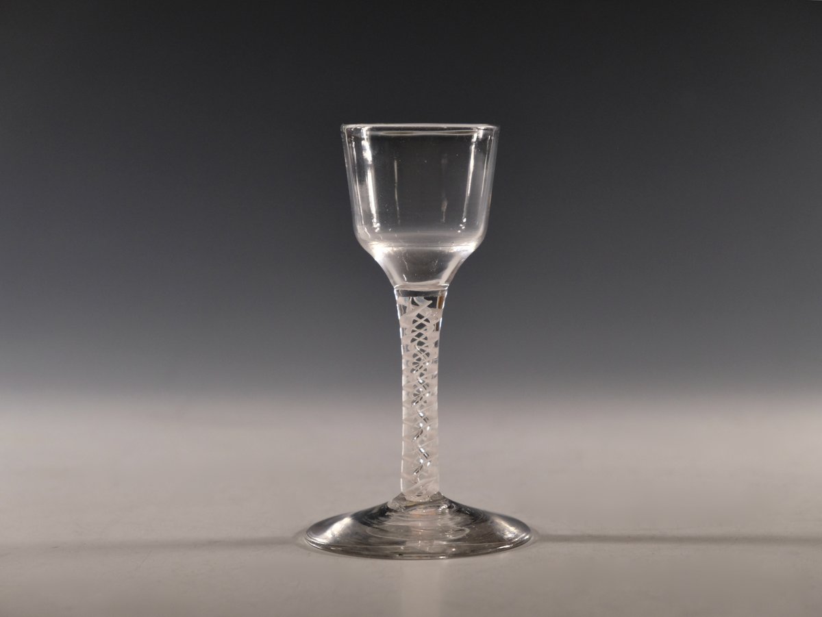 MarrisRobert's tweet photo. Antique opaque twist wine glasses English c1765 #antiquewineglass #balustoid #antiqueglass #englishglass #18thcenturyglass #wineantiques #georgianglass #tableglass #forsale #marrisantiques #bada https://t.co/99Yi0Su1Q8